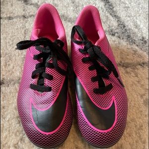 Nike Kids Jr. Bravata II - Girls Youth Soccer Cleats (13C)